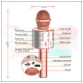 New WS 858 Portable Rechargeable Wireless Bluetooth Microphone & HiFi Speaker KTV Handheld Karaoke Singing Mic For Kids & Adults Best For Birthday Gift Home Party Indoor Outdoor Entertainment Song and Naat Singing WS858 Wireless Mic. 