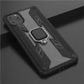 Apple iPhone 11 Pro MAX Back cover Predator Armor Metal Ring Grip Shockproof Dual Layer Rugged Hard Cover for Apple iPhone 11 Pro MAX - BLACK. 