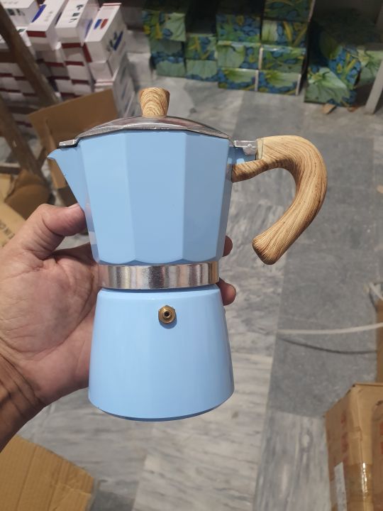 Aluminum Italian Style Coffee Maker 6 cups Espresso Coffee Maker Stove