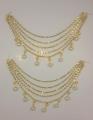 Sahara gold plated in fresh daimonds and pearls. 