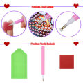 Migeet DIY 5D Diamond Painting Kits DIY Drill Diamond Painting Needlework Crystal Painting Rhinestone Cross Stitch Mosaic Paintings Arts Craft for Home Wall Decor Gift 25*25cm. 