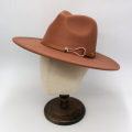 New Large Wide Brim Classic Fedora Hat Unisex Wool Felt Hat British Belt Jazz Men Hat Autumn Winter Women Trilby Dress Hat. 