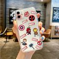 Avenger Marvel Cartoon phone Case for iPhone XR 8 7 Plus 6S X XS 13 Mini 11 14 15 Pro 12 Pro Max SE XS Max 13Pro Silicone Bumper BruberryBe. 