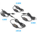 Usb Boost Cord Dc 15w 5v To 4.2v 8.4v 12.6v 1a Charger 6v 2a 9v 0.5 1.5 A 12v 0.5 1.2a Adapter Power Supply Cable Wire Converter. 