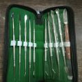 hand tools Stainless Steel Wax Dental lab tools set for labs or painting. 