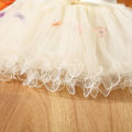 Summer New Girls' Baby Skirt Pommel Skirt With Hem Lace Flower Decoration Light Princess Skirt Gauze Skirt. 