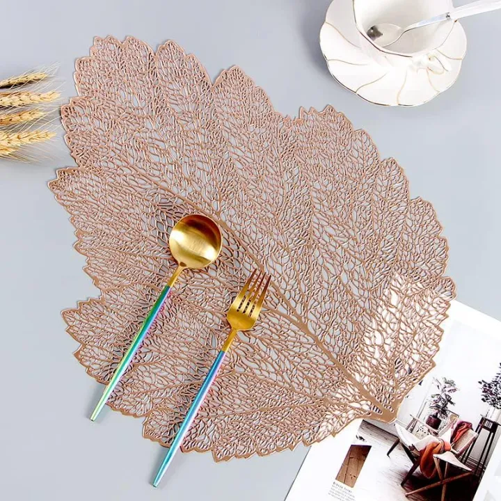 Set%20of%206%20Fancy%20Table%20Mats%20PVC%20Insulated%20Table%20Mat%20Round%20Floral%20Leaf%20Dining%20Table%20Mats%20Washable%20and%20Wipeable%20for%20Dining%20Table%20Decoration%20-%20Image%203