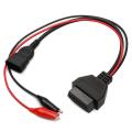 For Fiat 3 Pin Alfa Lancia to 16 Pin OBDII OBD2 obd-II Connector Adapter Auto Car Cable Obd for fiat 3pin Diagnostic Cable. 