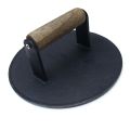 Cast Iron Burger Press 6 Inches flat,  Krucible Kitchen, Burger Press. 