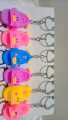 Creativity Mini Slippers Keychain Rubber Slipper Key Chain for Women and Girls Cute Charms Little Shoes for Backpacks Gift. 