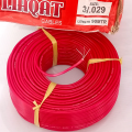 15/20/25/30/50/100 Feet 3/29 Single Copper Extension Cable Cord Wire Fire Retardant High Fidelity Flexible PVC Shielding. 