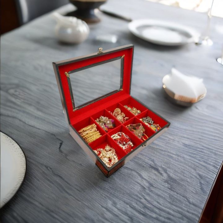 8%20Compartment%20Wooden%20Nakshi%20Jewelry%20Box%20with%20Lock%20%7C%20Decorative%20Trinket%20Organizer%20for%20Girls%20&%20Women%20%7C%20Floral%20Design%20Keepsake%20Box%20%7C%20Beautiful%20Nakshi%20Art%20%7C%20Treasure%20Chest%20for%20Jewelry%20&%20Accessories%20%7C%20Adorable%20Treasure%20Chest%20by%20Hadi%20Wood%20Crafts%20-%20Image%202