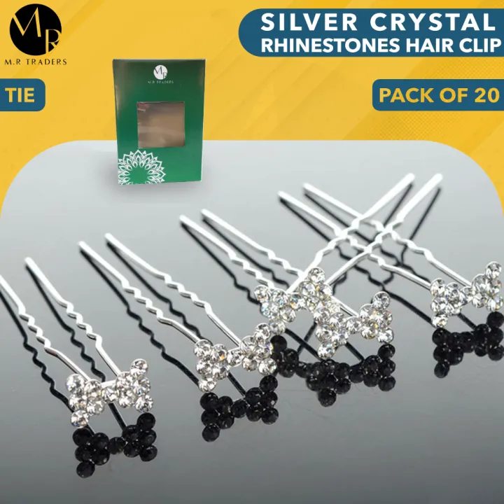 Silver%20Crystal%20Rhinestones%20Hair%20Clip,%2020%20Pcs%20Rhinestone%20Hair%20Pins%20Clips,%20Hair%20Styling%20Tools,%20Women%20Headwear%20Decorative%20Hair%20Accessories%20-%20Image%205