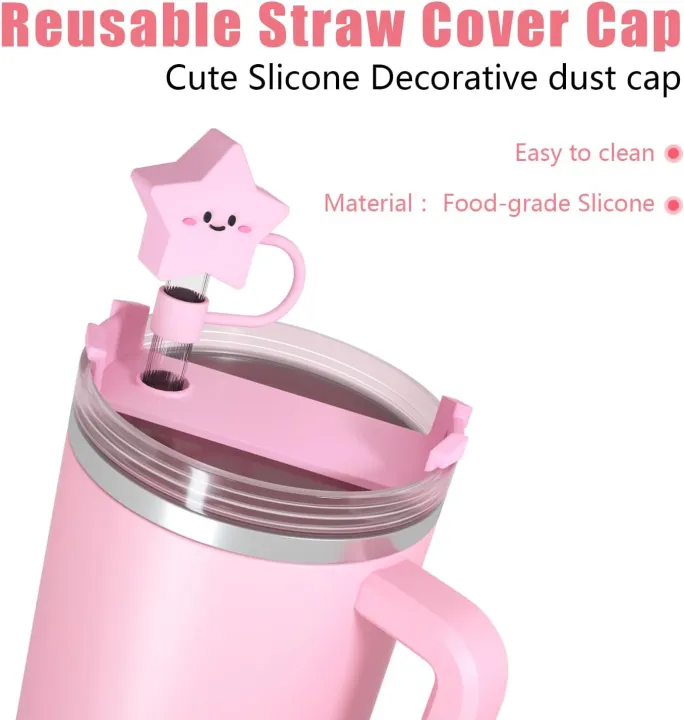 Stanley%20Tumbler%20Straw%20Cover%20Cap%20%E2%80%93%20Different%20Design%20Silicone%20Straw%20Topper%20for%2030%20&%2040%20Oz%20Cups%20with%20Handle,%2010mm%20Tip%20Covers,%20Leak%20Proof%20&%20Reusable%20Stanley%20Cup%20Accessories%20-%20Image%205