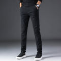 Black Cotton Jeans for men - Classic Pants. 