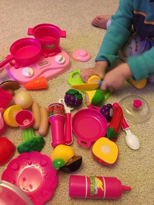 Kitchen%20Cooking%20Set%20Girls%20Boys%20Fruit%20Vegetable%20Tea%20Playset%20Toy%20for%20Kids%20Early%20Age%20Development%20Educational%20Pretend%20Play%20Food%20Assortment%20Set%20-%20Multicolor%20-%20Image%203