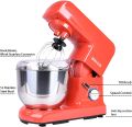 Multi functional Kitchen Mixer 1000 Watt Stand Mixer a5L with Bowl For Commercial Or Home Use Beater Hook Whisk Pulse Function and Turbo Speed Control Dough Mixer-Atha ghoondny wala machine Commercial Table Egg Beater Note Random Color Will Be Shipped. 