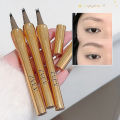 4 Point Eyebrow Pencil Outline Shadow Eyeliner Waterproof Lasting 0.01mm Liquid Eyebrow Pencil Korean Makeup Cosmetic. 