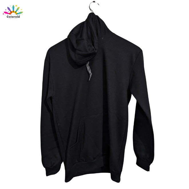 New 2024 Premium Quality Plain Black Hoodie For Men & Women | Winter Pull Over | 100% Fleece Upper | Plain Black Sweatshirt for men