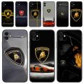 L-Lamborghini Logo Luxury Design New Phone Case For Apple IPhone 13 12 11 14 Pro Max Mini XR X XS Max 15 7 8 Plus SE 2020 Cover. 