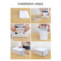 Transparent Stackable Dustproof Flip Type Shoes Storage Container Home Decor. 