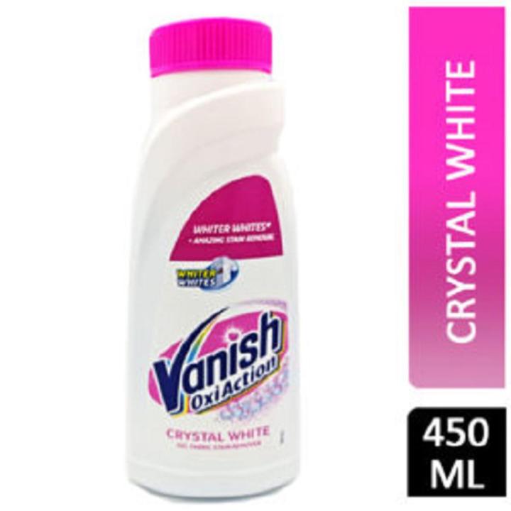 Vanish Oxi Action Crystal White Gel Fabric Stain Remover 450ml (Imported)