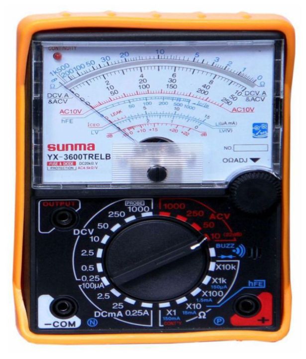 Analog Multimeter Plastic Gauge Shell Ac D/C Volt Ohm Current Testing Voltmeter Ammeter Ohmmeter Analog Multimeter Tester Meter Analog Multimeter Electrical Pointer Multitester