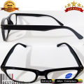 Optical Eye Sight Glasses Rectangle Frame +2.25 Eye Sight – Black Frame - Near Vision Reading Glasses - With Case. 
