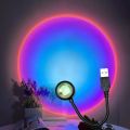 Remote Control RGB Sunset Lamp Projector 16 Colors Changing RGB | Mobile Photography Backgrounds Accessories Lighting Kit Wallpaper. 