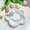 1Pc Colorful Beaded Flower Phone Charm – Jewelry Style Lanyard Strap for Girl Mobile Accessories | Phone Wrap Gallery. 