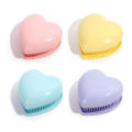 Scalp Comb Hair Brush Children's Hair Comb Paris Heart Brush Heart Comb Heart Brush Hair Comb Portable Comb. 
