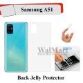 Samsung Galaxy A51 Unbreakable Gorilla Glass Screen Protector + Back Jelly Protector Clear Soft Film Protection Hydrogel Film Protector For Samsung Galaxy A51. 