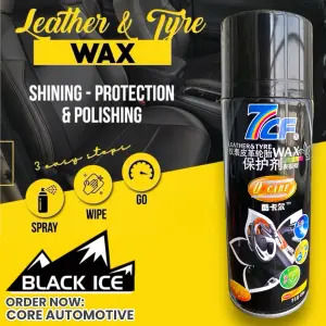 7CF LEATHER & TIRE WAX 450ml.