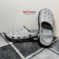 Grey and Black Crocs For Men, Super Comfy Clogs For Men, Soft, Washable, Light Weight and Comfortable Clogs For Men new arrival. 