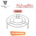Stand - Pan Stand - Stainless Steel Pan Stand - Heat Resistant Hot Pot And Pan Stand (Round Shape) 20 cm Size, Handi stand. 