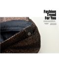 British Style Newsboy Cap Men Cotton Ascot Cap Beckham Khaki Male Spring Summer Vintage Brand New Octagonal Flat Cap. 