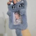 Kpop Idol ENHYPEN JAY Cute Plush Photocard Holder Cartoon Idol Lomo Card Protective Student Card Holder. 