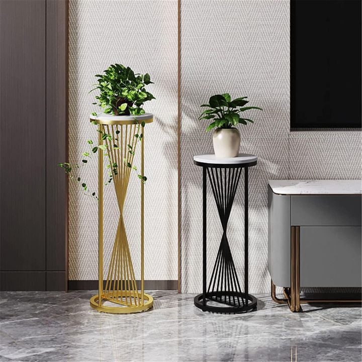 New%20modern%20design%20side%20table%20Crafts%20Round%20wooden%20%20Top%20Side%20Tables,%20Tall%20Plant%20Display%20Stand%20Flower%20Pot%20-%20Image%204