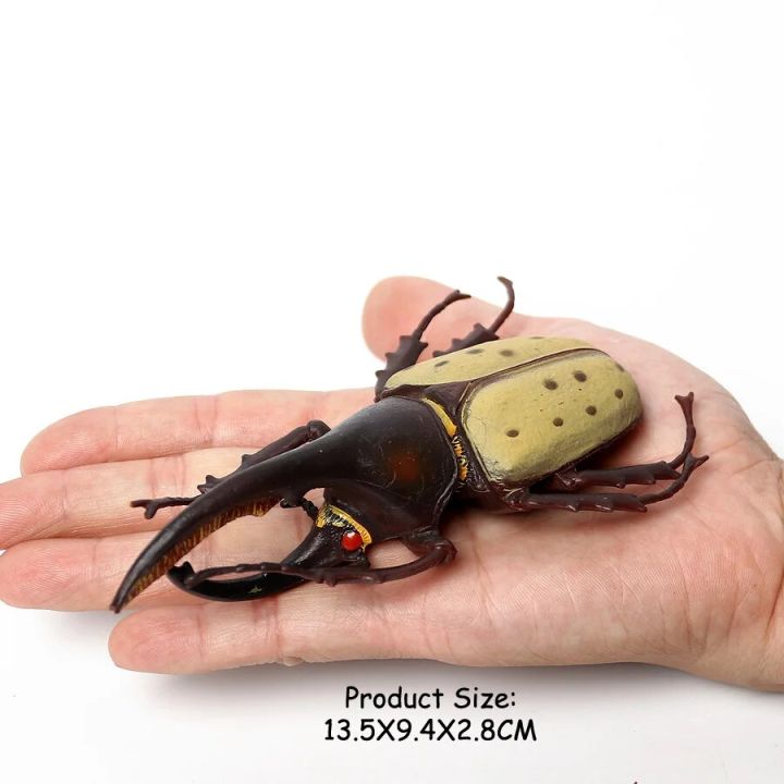 【Funny Bunny Toy Store】Simulation Mantis stag beetle spiders Scorpion centipede Tarantula model Figurine Decoration Gift For Kids