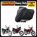 HEAVY DUTY - All Weather BIKE Cover - For Yamaha ybr 125cc Suzuki 150cc Honda CB 150f G - 100% Water Dust Proof - Scratchless Sunlight Resistant Long Life QUALITY Motorcycle Cover. 