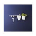 IKEA Pack of 7, 1 Rail with 4 hooks and 2 containers. 