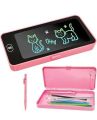 2-in-1 LCD Writing Tablet with Pencil Box – Kids Digital Drawing Pad & Storage Case for School & Learning. 