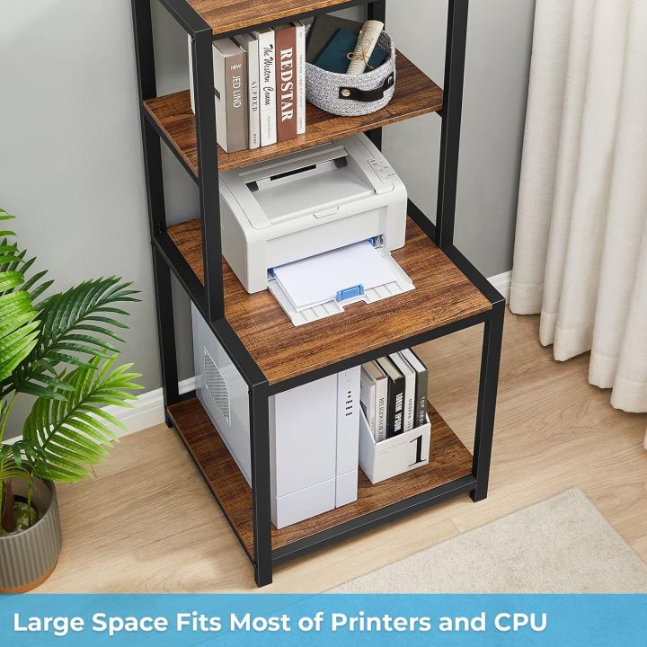 Printer%20Stand%20with%20Storage%20Shelf,%2049.2%20inch%20Large%20Tall%204%20Tier%20Printer%20Table%20for%20Home%20Office%20Organization%20Space%20Saving%20Desk%20Rack%20for%20Printer%20Computer%20CPU%20Shredder%20-%20Image%203