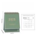 Handmade Desk Calendar Stylish Mini Size Desktop Mini Calendar Style Portable English Calendar for New Desktop Decoration. 