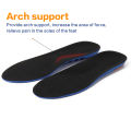 Sports Insole Shock Absorbing Massage Insole - Comfortable Foam Insoles For Diabetic Feet - Blue Arch Support Insoles for Men Women. 