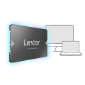 Lexar SSD 128GB - 256GB - 512GB  NS100 2.5" SATA III - Speed Upto 520 MB/s  Fast  - Advanced 3D NAND Flash Technology. 