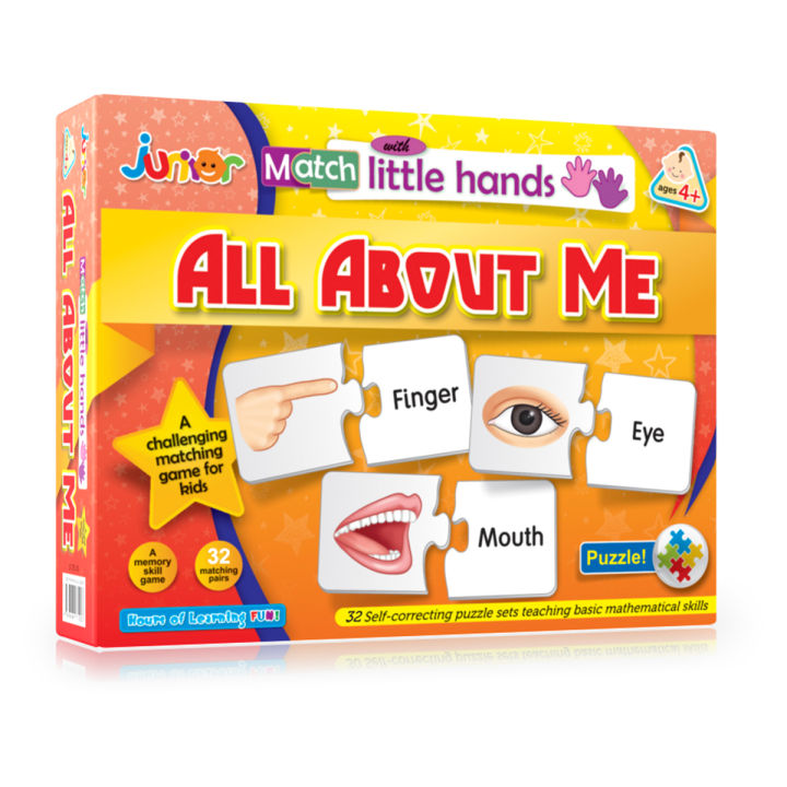 Match With Little Hands Learning Activity PUZZLE of “ALL ABOUT ME” Jigsaw Puzzle