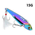 【ETOP】Metal VIB Blade Vibration Spinner Spoon 5g 7g 12g 15g 20g Fishing Lures Hard Bait Pesca for All Water Layer Long S. 
