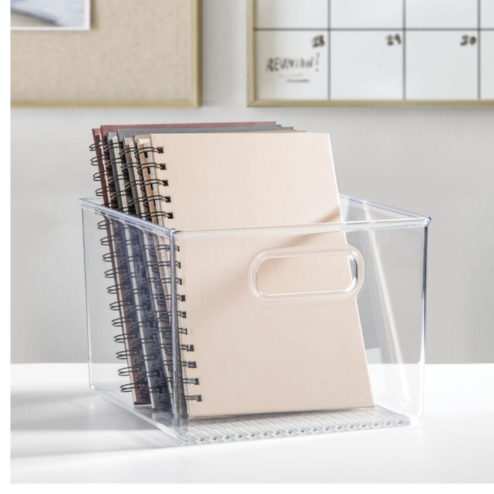 Design Plastic Fridge and Pantry Organizer Bin with Integrated Handles ...