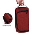 Dominance Toiletry Bag Travel Cosmetic Bag, Shaving Kit, Grooming Makeup Bag Pouch for Men & Women, Black, Grey Women travel Accessories with hanging option. 